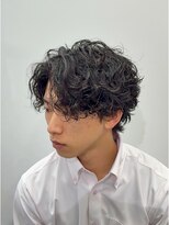 スティミュラス(Stimulus)&nbsp;オリジナルパーマ/センターパート/シャドウパーマ/滝沢大貴