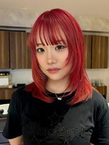 フェイス 石川町 (FACE)&nbsp;レッドカラー/暖色カラー/レイヤーカット