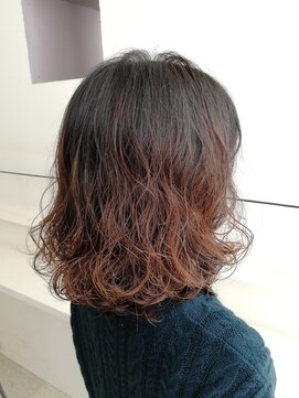 ワークスヘアー(WORKS HAIR) プルンッとパーマ♪