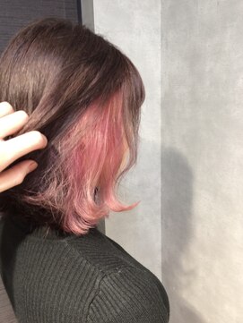 アンククロス 表参道(ANKH CROSS) インナーカラーピンク【ANKH CROSS表参道】