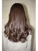 エスヘアー 名古屋 金山(es hair) 巻いても艶ツヤ☆ヴェールウェーブにアレンジ