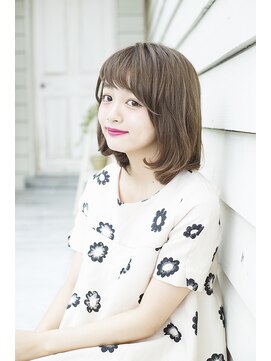 ローレン(Lauren.) 【Lauren. 岸里玉出】 大人ボブ 透け感グレージュ☆