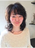 ガーリーウルフスタイル