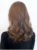 ブロンドブラウン_オリーブカラーハイライトカラー_ba307422