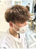 『Shoya』ラウンドマッシュ×ニュアンスパーマ×ソフトツイスパ