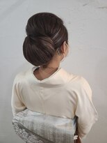 プティクローシェ バイ クオーレ(petite cloche by CUORE)&nbsp;訪問着着付け＋ヘアセット