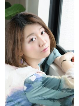 ビューティーガロ 花園店(Beauty GARO) きれい見えミディアムボブ