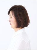 【えがお美容室】50代60代に人気☆大人エレガントボブ
