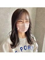 ムード カナザワ(mood kanazawa)&nbsp;モノグレージュに韓国風ヘア♪