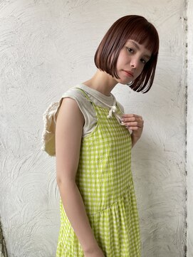 ロイジー(roijir) 【roijir 表参道】マユ上バング×ミニボブ