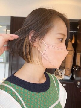 ナンブヒルズ(nambu-HILLS) イヤリングカラー×ミニボブ