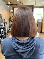 レック(REK) ボブ　インナーカラー　ピンク