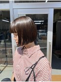 (((蜃気楼)))ぷつっとライン感のミニボブ