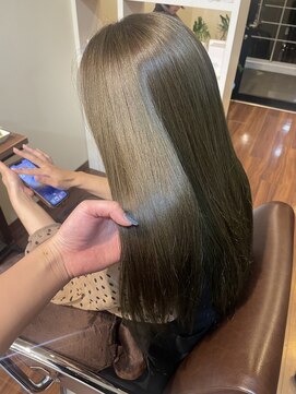 シオ ヘアー デザイン(Sio. hair design) Olive color