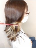 20代30代40代◎ローグ金町(たか)インナーカラーグレーベージュ
