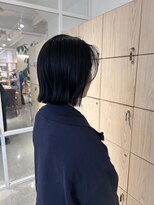 アドラーブル 万代店 (adorable)&nbsp;20代30代40代艶感暗髪小顔切りっぱなし大人ボブ