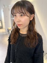 アム(amu) デジタルパーマ☆コテ巻き風パーマ×ロングパーマ/前髪パーマ