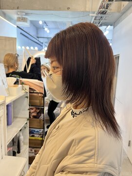 ジゼル 博多筑紫口店(GiseL) ミディアムウルフ@gisel_taisei_