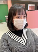 stylist大山   韓国ボブ   顔周りも似合わせカット