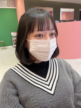 モア 岡崎(more) stylist大山 韓国ボブ 顔周りも似合わせカット