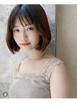 ローウェ 新百合ヶ丘(Louwe) ショートレイヤーボブ髪質改善白髪染め