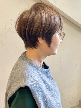 ハルキ ミナト ジャパン オオサカ(HARUKI MINATO japan OSAKA) 30代40代50代小顔似合わせカットくびレイヤーエモージュ大人可愛