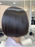 Theボブ。髪質改善でお手入れ簡単。