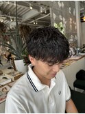 メンズパーマ【小顔/ワンレン/ボブルフ】