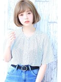 ミルクブラウン/ダークパープル/ナチュラルショート/夏/上尾
