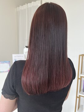 チル 福井駅前店(Chill) 福井駅前セミロング髪質改善トリートメント暖色艶カラー