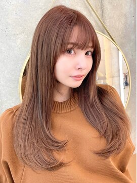 ロンドホットリップ 立川(Lond hot lip) 似合わせカットレイヤーカット メルティカラーフェミニンロング