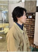 メンズミディアムパーマ
