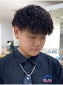 銀座メンズパーマ波巻きシャドウパーマツイストスパイラル無造作
