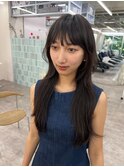 【arteHAIR】ナチュラルロング×透け感バング