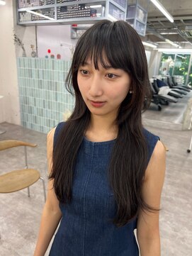 アルテヘアー(arte HAIR) 【arteHAIR】ナチュラルロング×透け感バング