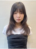 レイヤーカット/ナチュラル暗髪