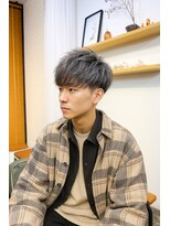 コポル(Copol)&nbsp;メンズハイトーンショート×シルバーアッシュ