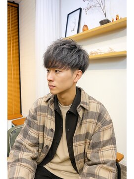 コポル(Copol) メンズハイトーンショート×シルバーアッシュ