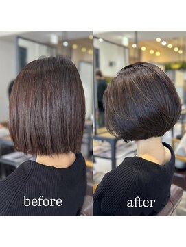 コート 表参道(Cote) Cote 美髪/オリーブベージュ/セミディ/カットレイヤーボブ