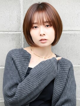 ★大人可愛い20代30代40代韓国風薄めバンク前髪くびレイヤー