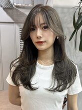 レブ 四条烏丸(Reb,)&nbsp;レイヤーカットロングハイライトブリーチ京都ハッシュカット