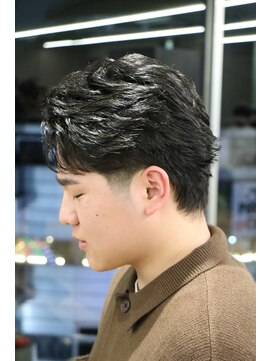にもう メンズパーマ/フェザーショート/アクティブショート