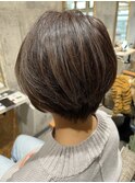 質感再整カラー/白髪ぼかし
