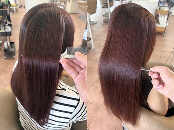 オブジェ ナチュレ(OBJE’T nature)の写真/【OBJE'T】髪のダメージと向き合い日々研究を重ねる「OBJE'T」。染めているのに整う髪質改善カラーが大人気