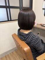 アジュテ(ajouter)&nbsp;【ぷつっとボブ】暗髪でも重くない◎艶感コンパクトボブ/ボブ