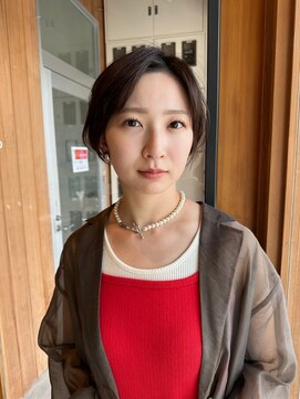 アルジャーノンシロ(ALGERNON shiro) 30代/40代/50代/前髪なし/ハンサムショート/小顔カット/竹内哲太