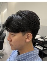 ビカム 名駅EAST(become) ドライヤーだけでも決まる毛流れセンターパート/曲がる縮毛矯正