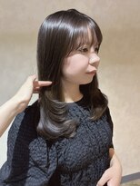 ユニカ 宇都宮(yunica)&nbsp;縮毛矯正/ダークパープル/ナチュラルショート/ミルクブラウン