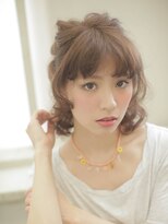 ビートヘアー 彦根イオンタウン店(BEET HAIR)&nbsp;くるりんぱMIXヘアアレンジ・ボブ【BEET イオンタウン彦根店】