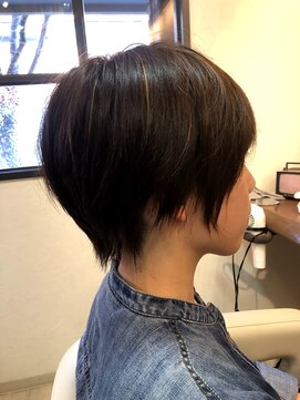 モンプルポ(momp repos) 【momp】骨格矯正/ハンサムショート/ハイライトカラー